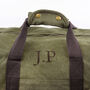 Personalised Canvas Holdall With Shoulder Strap, thumbnail 8 of 12