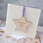 Personalised Eid Wooden Decoration Card, thumbnail 3 of 3
