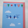 'Bird Wrapping Paper', Flamingo, Tropical, Swallows, thumbnail 4 of 7