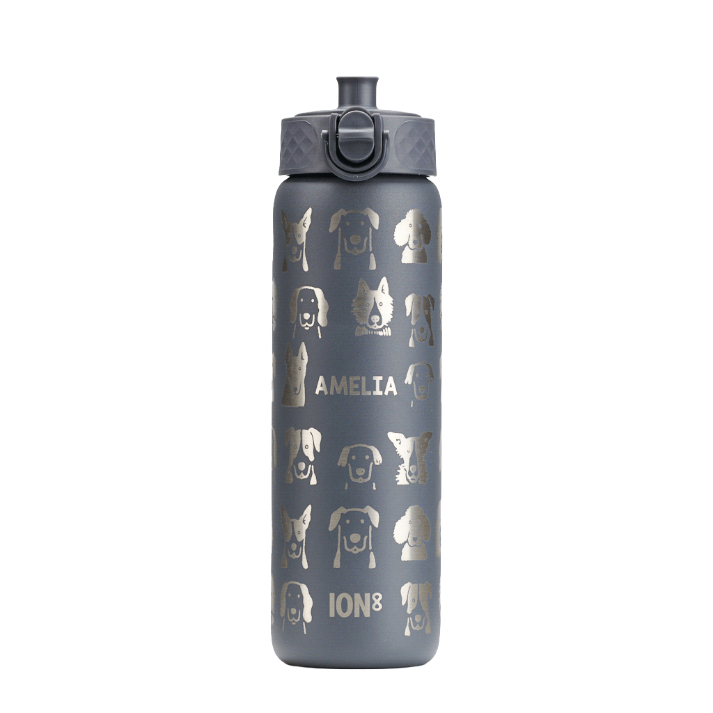 Personalised Dog Children's School Ion8 Water Bottle, 2 of 10