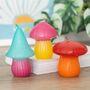 Set Of Three Mushroom Shaped Candles, thumbnail 1 of 2