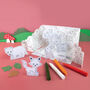 Colour In Pop Up Woodland Play Scene, thumbnail 1 of 7