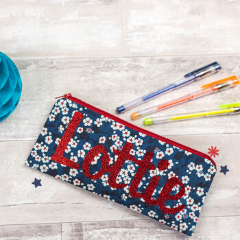 Personalised Liberty Pencil Case Mother's Day Gift, 4 of 4