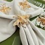 Honey Bee Napkin Ring Gold • Set Of Four, thumbnail 2 of 3