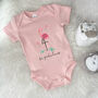 Flamingo Be Fabulous Jungle Babygrow, thumbnail 4 of 7