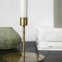 Antique Brass Candle Holder, thumbnail 4 of 6