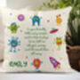 Personalised Kids Worry Monster Pillow, thumbnail 2 of 5
