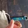 Personalised Clasp Leather Keychain Gift, thumbnail 4 of 6