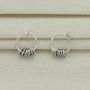 70th Birthday Infinity Ring Hoop Earrings, thumbnail 4 of 8
