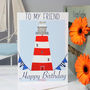 Personalised Lighthouse Family Birthday Card, thumbnail 5 of 9