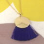 Statement Tassel Necklace, thumbnail 1 of 2