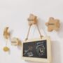 Eco Wooden Wall Hooks Personalised, thumbnail 1 of 6