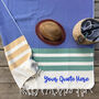 Personalised Cotton Larger Beach Towel, Shawl, thumbnail 5 of 12