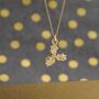 Holly Leaf Fine Solid Gold Charm, thumbnail 2 of 8