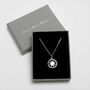 Supernova Token Charm Necklace Sterling Silver, thumbnail 9 of 10