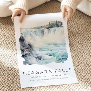 Travel Destination Art Prints For Niagara Falls New York, 2 of 7