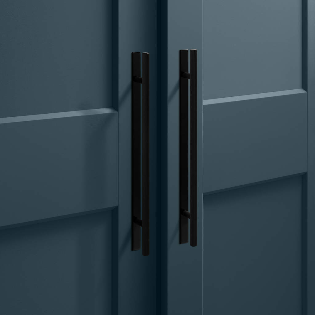 Chunky Skyscraper Knurled Handle With Plate By Dowsing & Reynolds