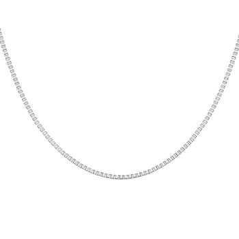 Mens Sterling Silver Heavy Box Chain Necklace, 4 of 9