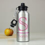 Personalised Girls Pink Drinks Bottle, thumbnail 1 of 4