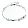 Aquamarine Gemstone And Sterling Silver Bracelet, March Birthstone Jewellery, thumbnail 3 of 6