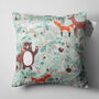 Cushion Cover For Kids, Deer, Bear, Fox, Rabbit Themed, thumbnail 5 of 7