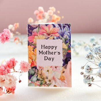 Cutest Mothers Day Floral Card Happy Mother's Day, 2 of 8