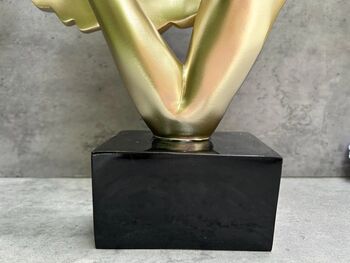 Romantic Couple Sculpture Abstract Lovers Figurine Gift, 7 of 9
