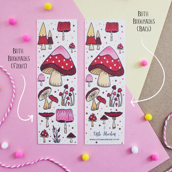 Fairytale Magical Mushroom Bookmarks Set Of Two, 2 of 5