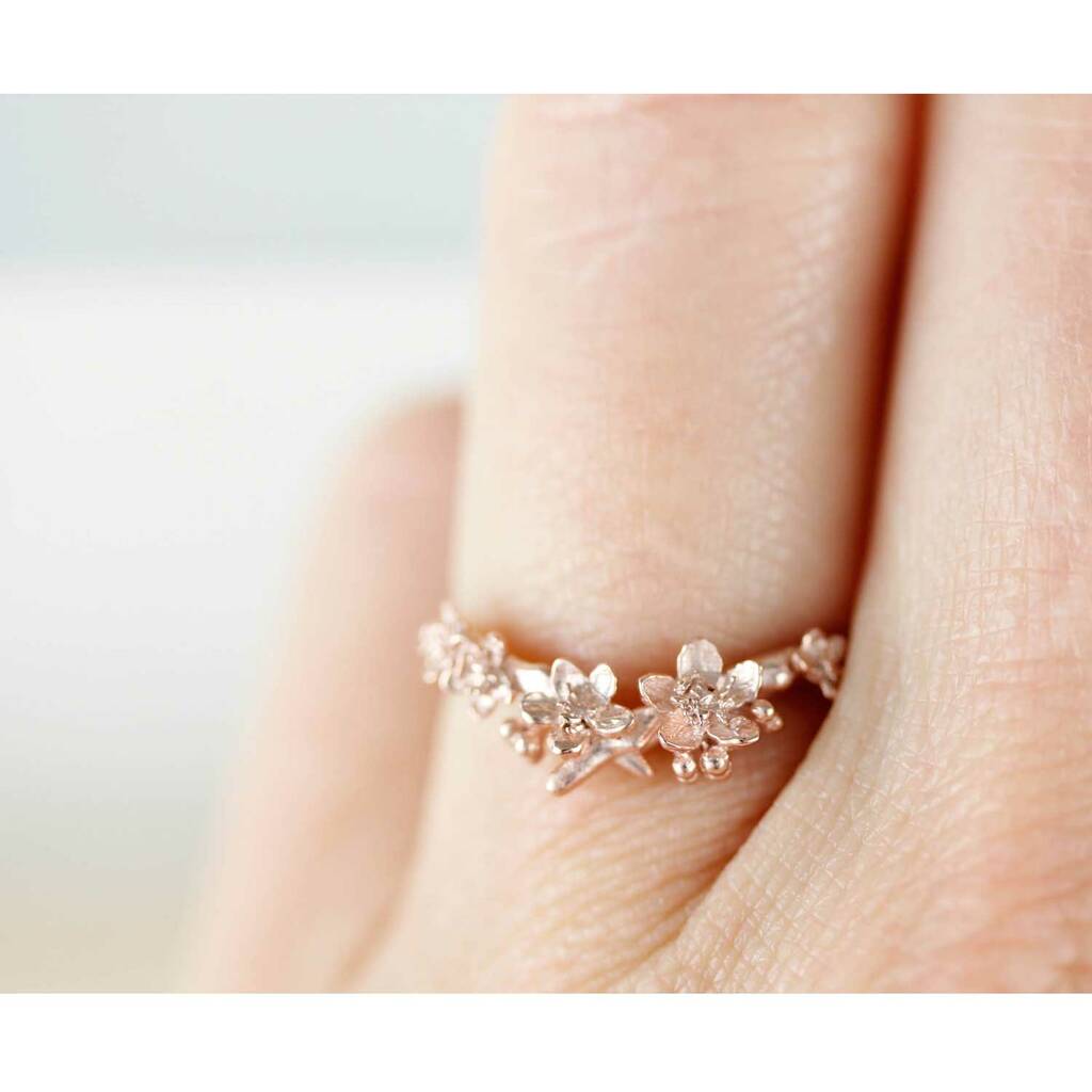 Cherry Blossom Ring By Lee Renee | notonthehighstreet.com