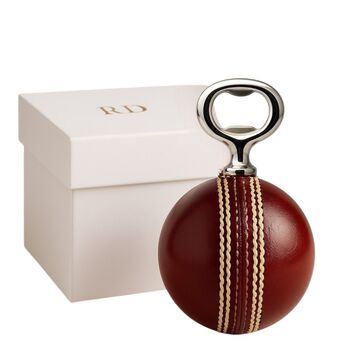Personalised Cricket Ball Bottle Opener, Full Size Ball, 4 of 10