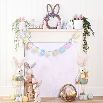 Boy And Girl 31cm Easter Bunny Set, 6 of 7