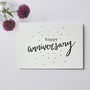 'Happy Anniversary' Letterpress Card, thumbnail 1 of 2