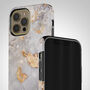 Golden Clouds Marble Tough Case For iPhone, thumbnail 1 of 4