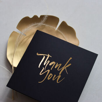 Thank You Cards Pack Of Five, 3 of 6