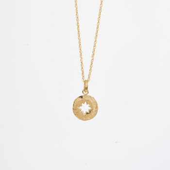 Ethical 9ct Recycled Gold Star Amulet Necklace, 4 of 7