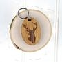 Personalised Stag, Pheasant, Hare And Dog Keyrings, thumbnail 2 of 6
