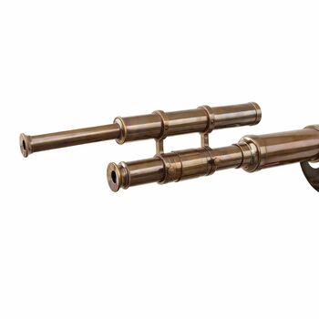 60 Inch Handcrafted Bronze Telescope With Tripod Stand, 2 of 9