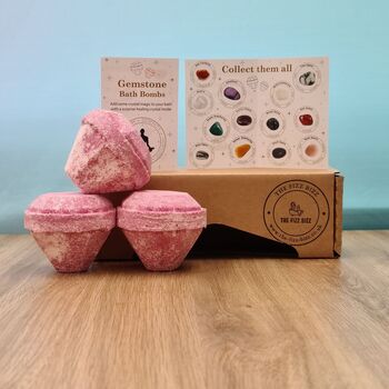 Mystery Gemstone Bath Bomb Gift Set, 6 of 10