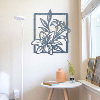 Framed Wooden Flowers Timeless Art For Home Walls, 8 of 12