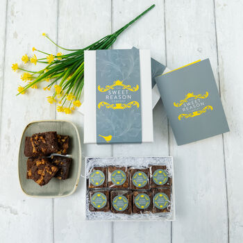 Luxury Salted Caramel Brownie Gift Box, 3 of 5