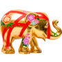 Golden Flowers 'Edo' Hand Painted Anniversary Elephant, thumbnail 2 of 12