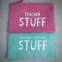 Personalised Teacher Stuff Pencil Case/Pouch, thumbnail 4 of 5
