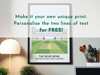 Any International Cricket Ground Illustrated Art Print, 8 of 12