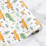 Mothers Day Wrapping Paper Roll, Fox Crocodile Baby, thumbnail 3 of 3
