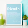 Personalised Friend Gift Definition, thumbnail 3 of 5
