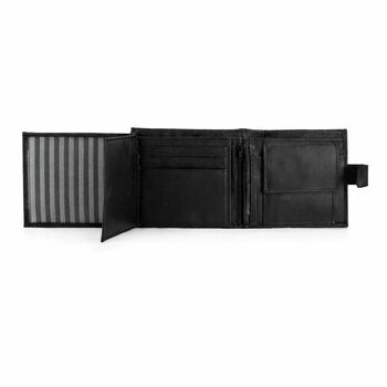 Personalised Men's Leather Rfid Trifold Wallet, 3 of 5
