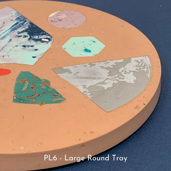 Round Tray Planet Landscape Large Coasters, 10 of 12