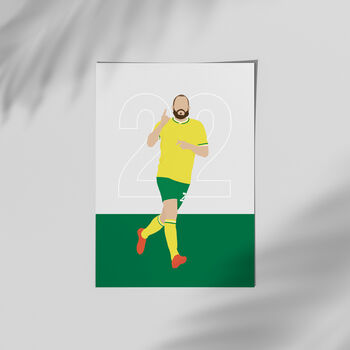 Teemu Pukki Norwich Poster, 2 of 4