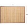 Set Of Six Light Brown Bamboo Placemats, thumbnail 4 of 7