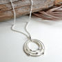 Sterling Silver Liquid Loops Necklace, thumbnail 1 of 7
